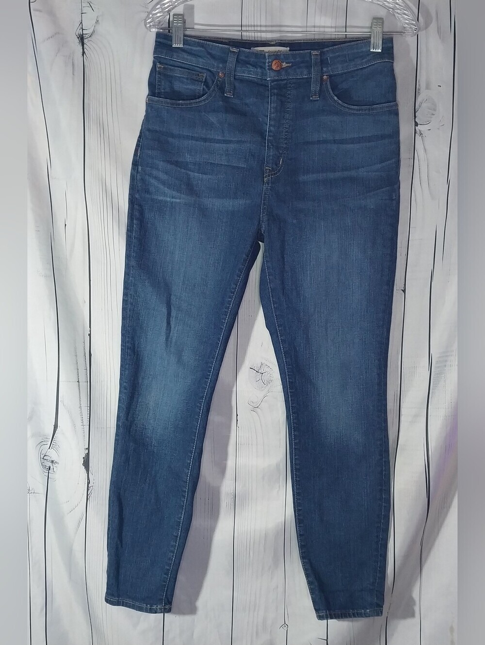 Madewell Curvy High-Rise Skinny Classic Minimalist Preppy 90's Jeans